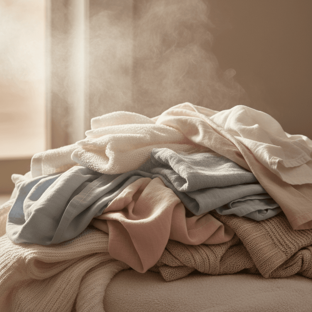 Pakaian bersih dan harum hasil pencucian berkualitas